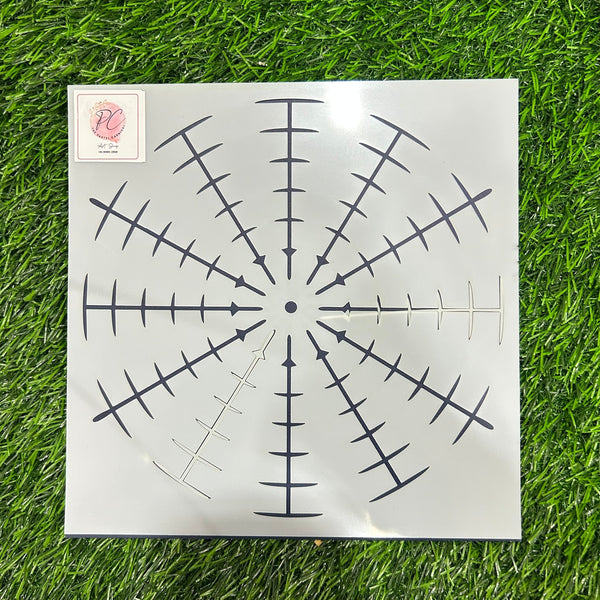 Number Placement Sheet - 12”