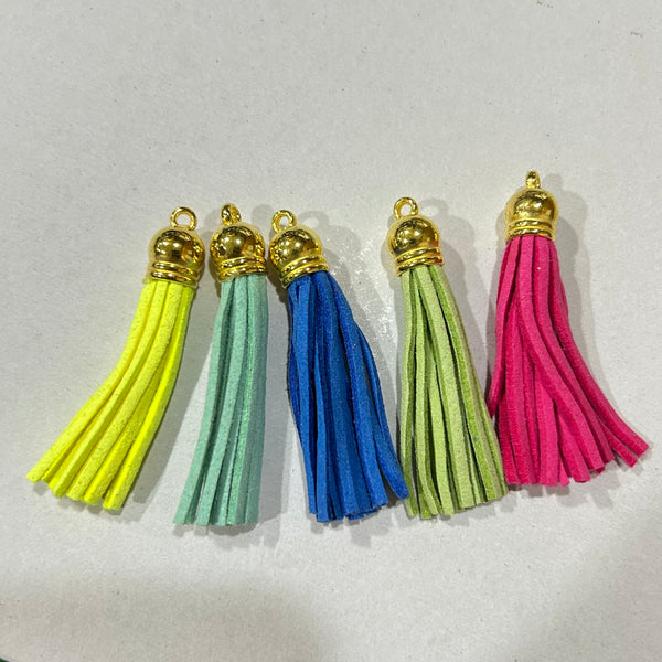 Mix Colour Tassel Big - set of 10