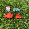 Miniature Fish & Pond - 4 pcs