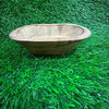Wooden candle tray bowl 5”x3”