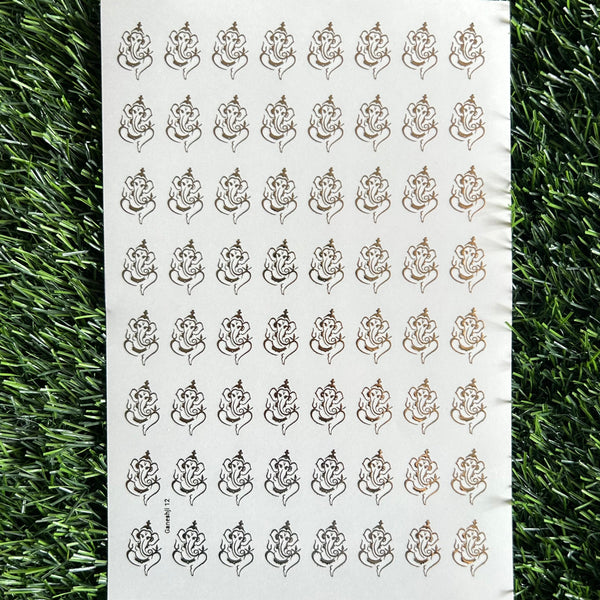 Golden Embossed Sheet A5 - EMB4