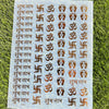 Golden Metal Insert Sheet A4 - INS5