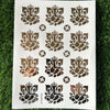 Golden Embossed Sheet A4 - EMB6