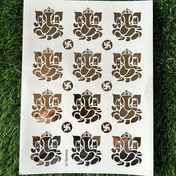 Golden Embossed Sheet A4 - EMB6