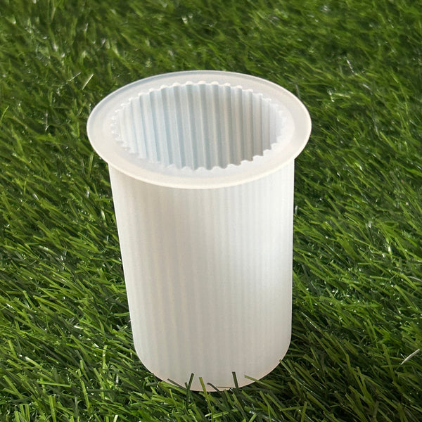 Cylinder Candle Mould Stripped