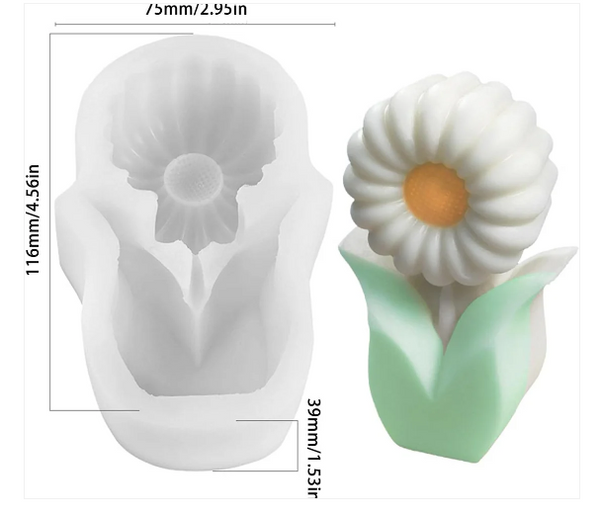 Flower Light Candle Mould