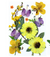 15 in 1 Pressed Flower Yellow- F13