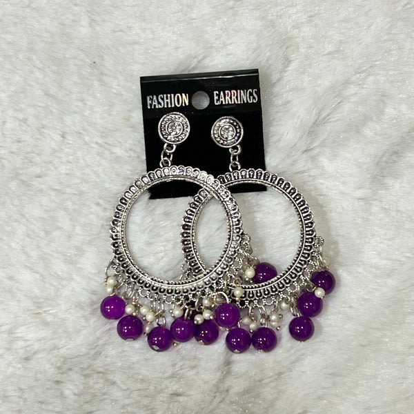 Jhumka Bezel - Round colored