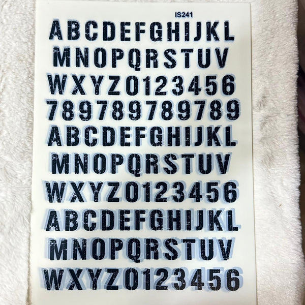 Insert A4 sheetAlphabet - INS20