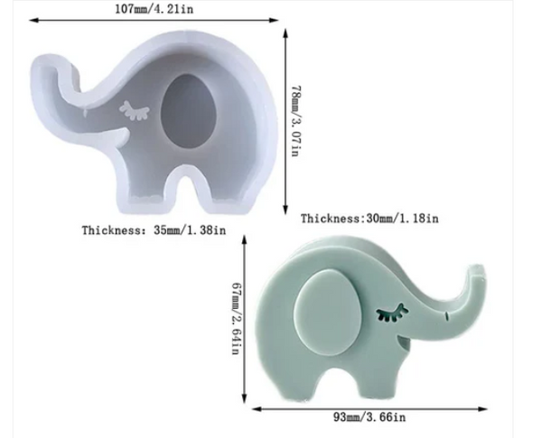 Elephant Candle Mould