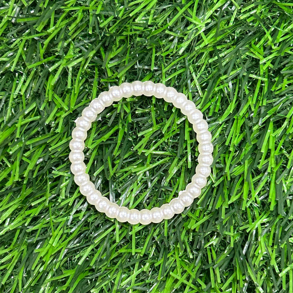 Pearl ring white - 1.5”