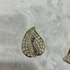 Metal Leaf Charm I - set of 10