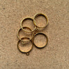 Round Bezel Gold - 1.2”