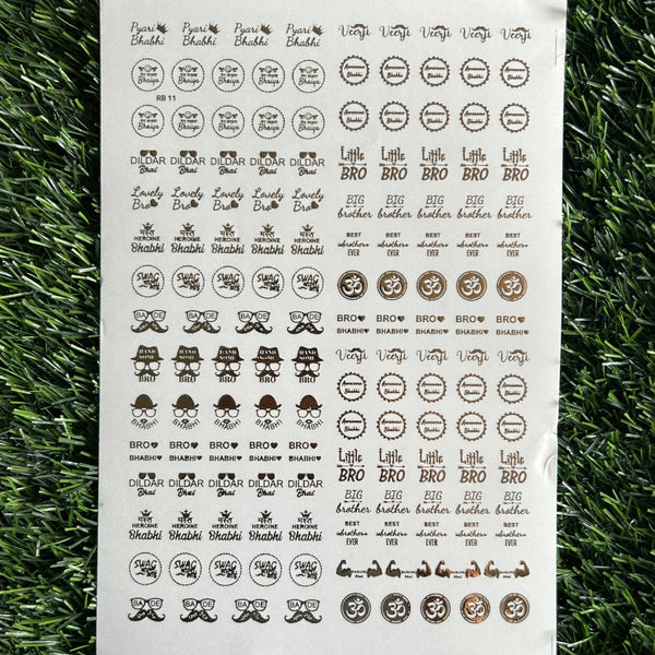 Golden Embossed Sheet A5 - EMB10