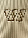 Triangle Bezel - Silver
