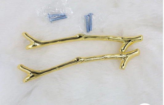 Stem Metal Handle - Gold