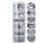 Glitter & Chunks - 6 in 1 - Silver