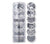 Glitter & Chunks - 6 in 1 - Silver