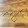 Square Bezel Gold