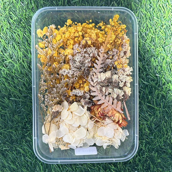 Dried flower Box - Yellow Theme