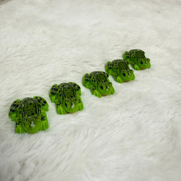 Green Frogs - Set of 5 Miniatures