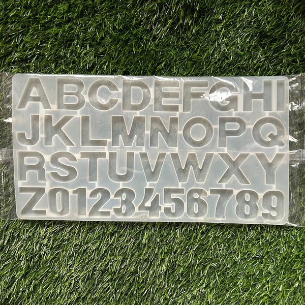 Alphabet Mould Plain - Without hole