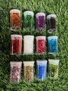 Glitter chunks - set of 12