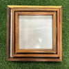 Teak Wood Floating frame - 14”x14”