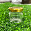 Glass Jar 30 ML - Gold Cap