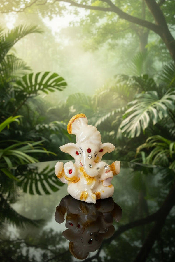 Ceramic Sitting Ganesha
