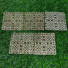 Metal square Charm - Set of 5