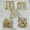 Metal square Charm - Set of 5
