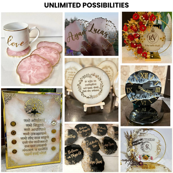 All in One Kit- Coaster/Key chain/Bookmark/Pendent
