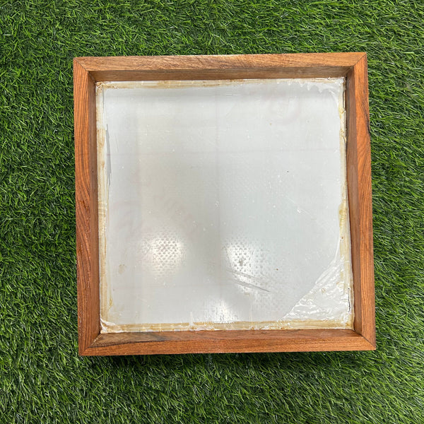 Teak Wood Floating frame - 10”x10”
