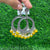 Jhumka Bezel Round - Yellow