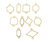 Bracelet Bezels - Set of 10
