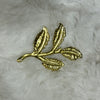 Metal Leaf Charm 2 - set of 10