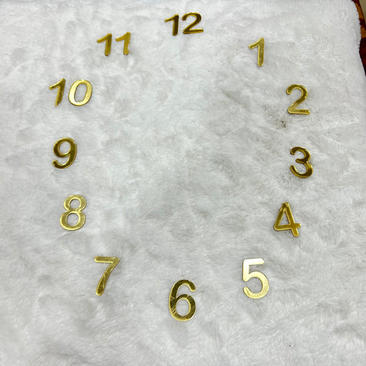 Golden  English Numbers - 1”