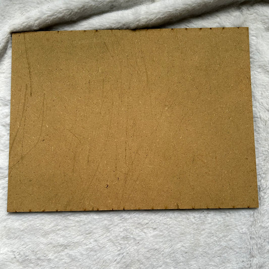 MDF nameplate Cutout - Rectangle