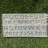 Alphabet Mould with Hole - Front Pour