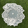 Floral Clock Mould - 10"