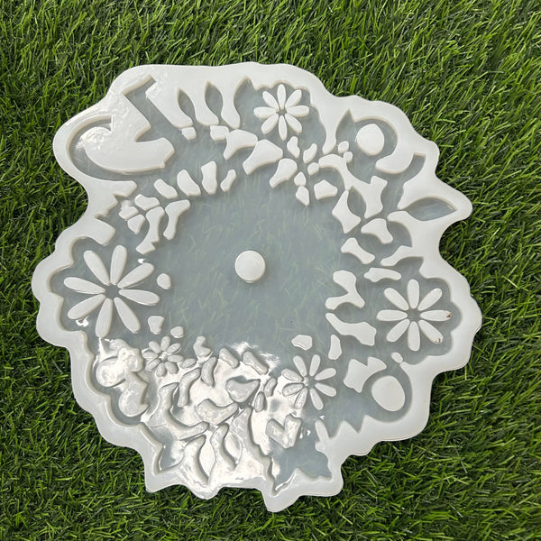 Floral Clock Mould - 10"