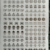 Golden Embossed Sheet A5 - EMB10