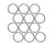 Book Binding Ring - 25 MM - Set of 12
