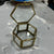 Hex Glass Ring Box - 3 inch