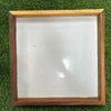 Teak Wood Floating frame - 14”x14”