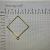 Square Bezel Gold
