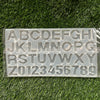 Alphabet Mould with Hole - Front Pour