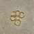 Round Bezel Gold - 1.2”