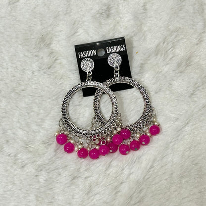 Jhumka Bezel - Round colored